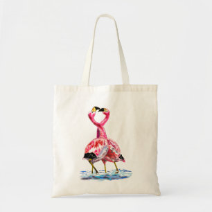 Sac fourre-tout Flamants roses roses