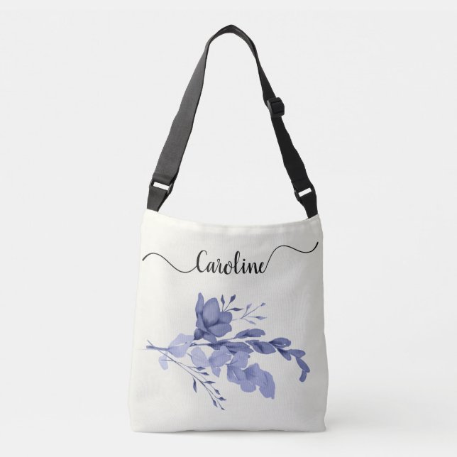 Sac fourre-tout Fleur Bleu & Fils (Devant)