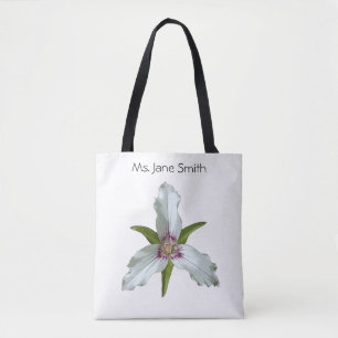 Sac fourre-tout Fleur sauvage de printemps Trilliu