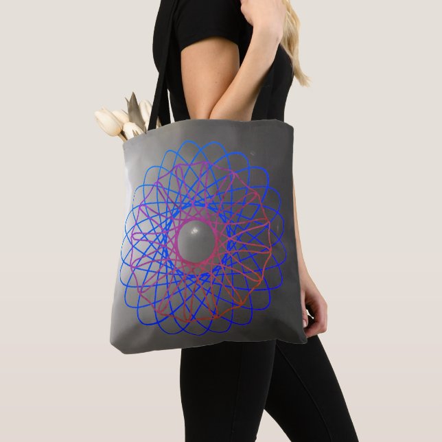 Sac fourre-tout Fleur Spiro (De près)