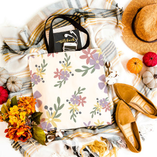 Sac fourre-tout fleuri