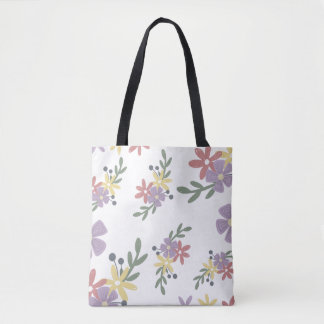 Sac fourre-tout fleuri
