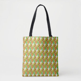 Sac fourre-tout - Fleurs tridimensionnelles
