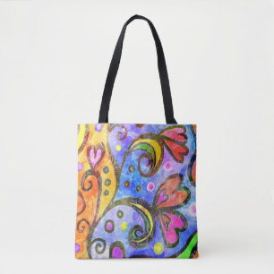 Sac fourre-tout floral