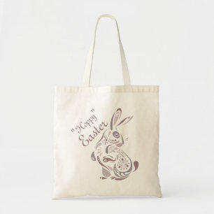 Sac fourre-tout floral à lapin