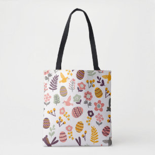 Sac fourre-tout floral au motif de ressort de