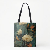 Sac fourre-tout floral botanique vintage | Boho Na
