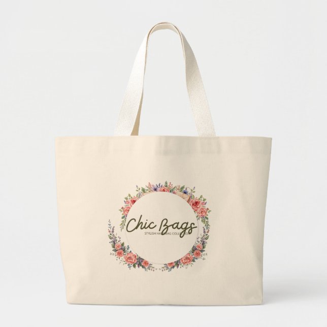 Sac fourre-tout floral chic  (Devant)