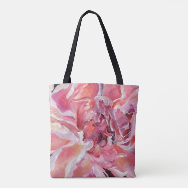 Sac fourre-tout floral de Peonies (Dos)