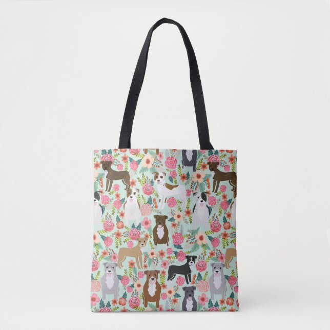Sac fourre-tout floral de Pitbull (Devant)