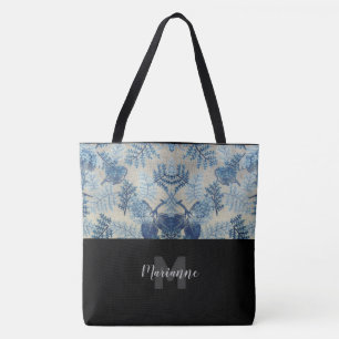 Sac fourre-tout Floral Monogramme Stylisé