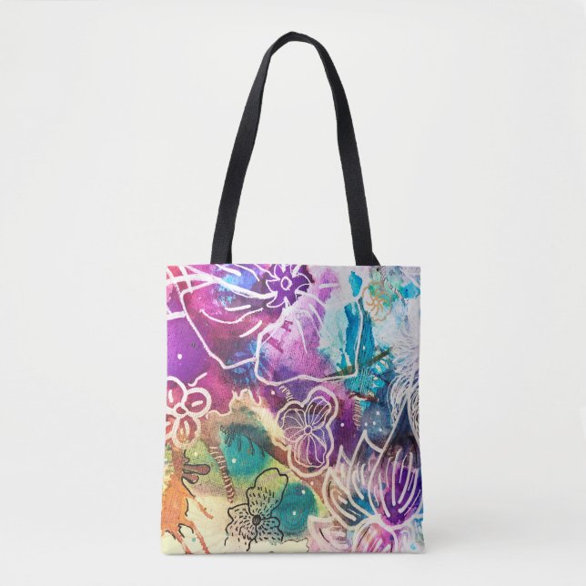 Sac fourre-tout floral Paradise (Devant)