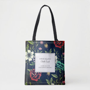 Sac fourre-tout floral personnalisé Doula Midwoman