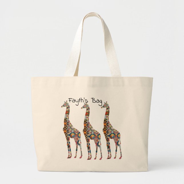 Sac fourre-tout Florillas Giraffe (Devant)