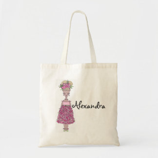 Sac fourre-tout Flower Girl - Personnaliser Alexan