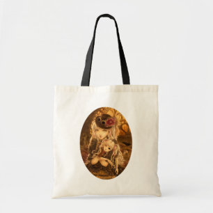 Sac fourre-tout foncé à imaginaire de Steampunk