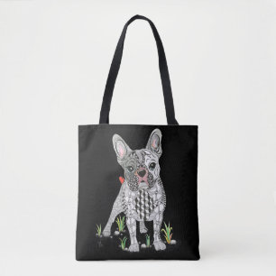 Sac fourre-tout français adorable de Bulldog