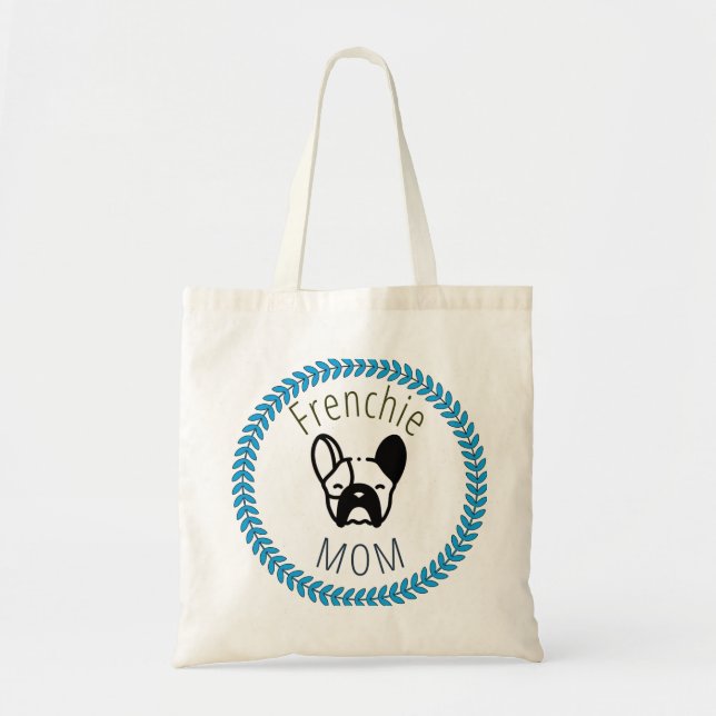 sac fourre-tout "Frenchie Mom" (Devant)