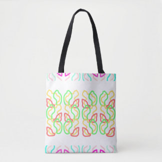 Sac fourre-tout funky multicolore
