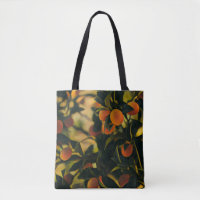 Sac fourre-tout Funky Orange Tree
