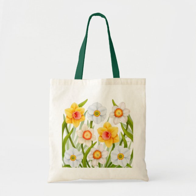 Sac fourre-tout gai à jonquilles de ressort (Devant)