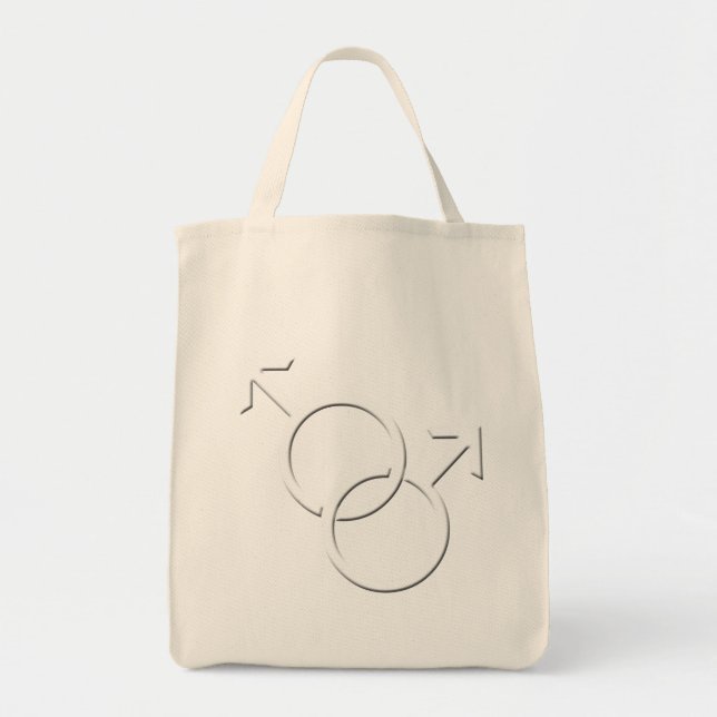 Sac fourre-tout gay pride Sexe Amour Sac d'achat (Devant)