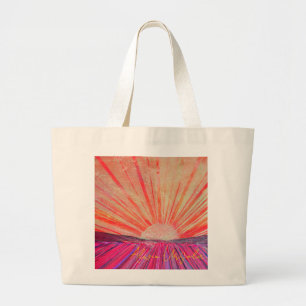 Sac fourre-tout géant avec œuvre d'art intitulée "