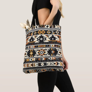 Sac fourre-tout géométrique tribal en gras