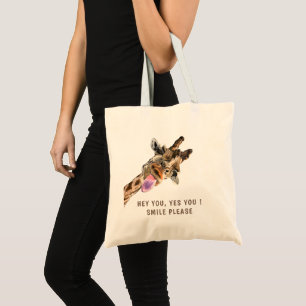 Sac fourre-tout girafon accrocheur