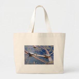 Sac fourre-tout grand format à motif de tortues pe