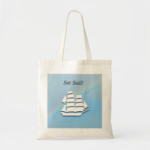 Sac fourre-tout - Grand voilier avec arche arc-en-