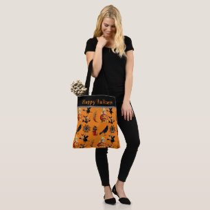 Sac fourre-tout grande taille à motif Halloween de