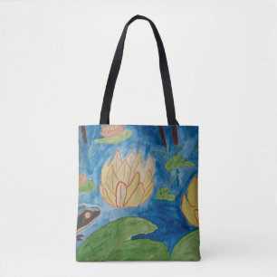 Sac fourre-tout Grenouille & Nénuphars