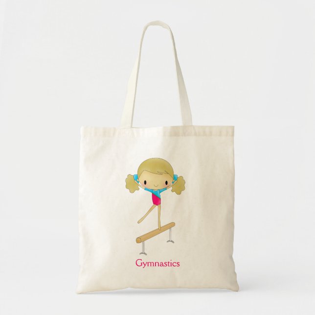Sac fourre-tout gymnastique personnalisé à filles (Devant)