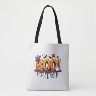 Sac fourre-tout Halloween éffrayant Un titre amu