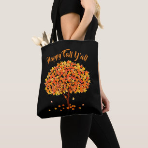 Sac fourre-tout « Happy Fall Y'all / Saison d'auto