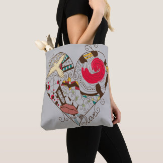 Sac fourre-tout Heart Art Design