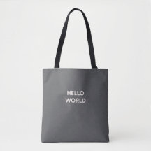sac fourre-tout "Hello World" - Codage et programm