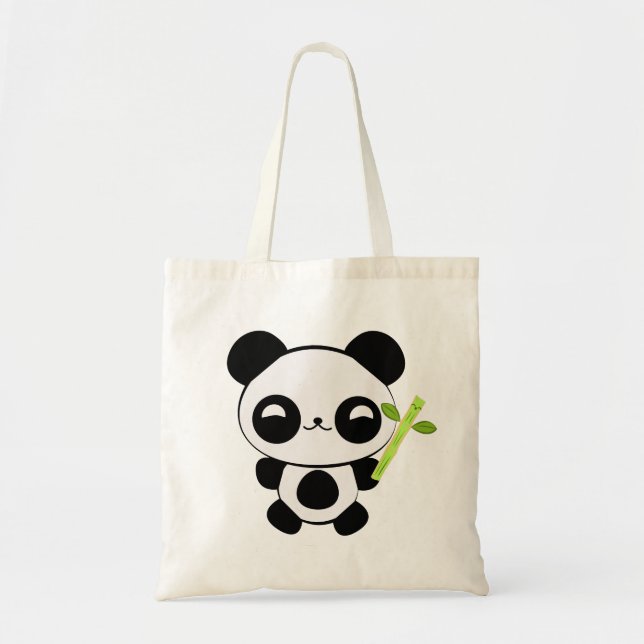 Sac fourre-tout heureux à panda de bébé (Devant)