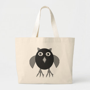 Sac fourre-tout hibou d'Halloween effrayant