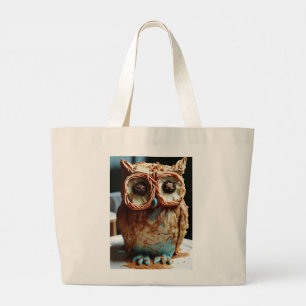 Sac fourre-tout Hibou et Poisson coloré