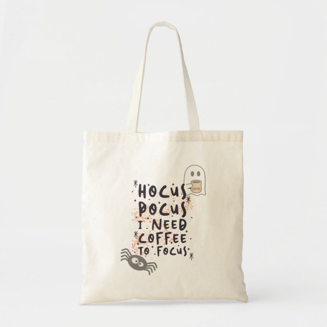 Sac fourre-tout Hocus Pocus Coffee Focus (Devant)