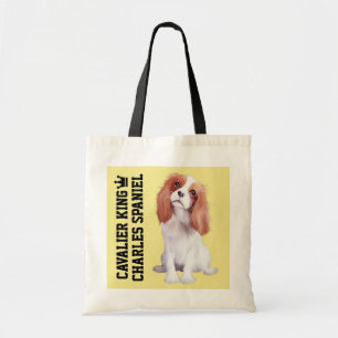 Sac fourre-tout illustré cavalier à épagneul du