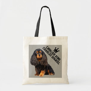 Sac fourre-tout illustré cavalier à épagneul du