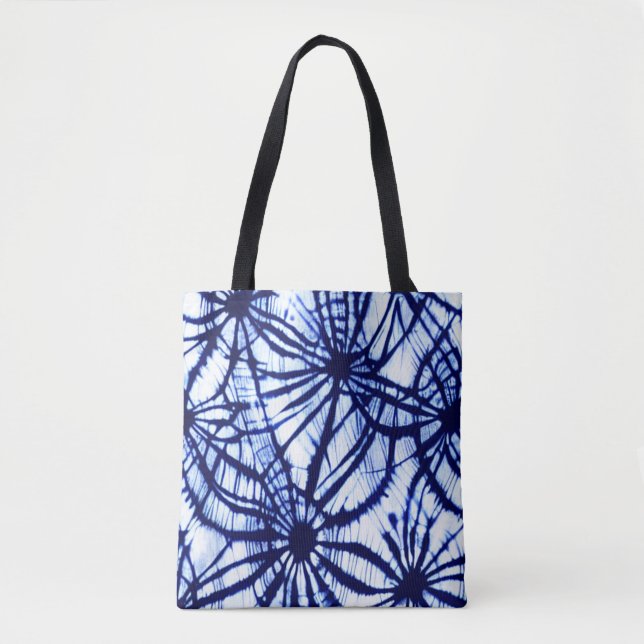 Sac fourre-tout Indigo Tie Dye (Devant)