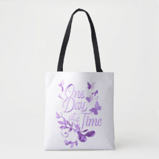 Sac fourre-tout inspirant "Un jour à la fois" – Es