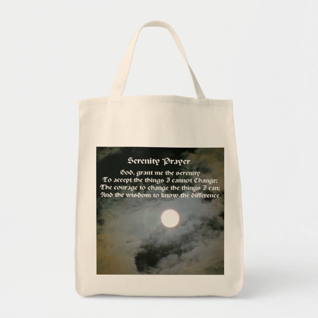 Sac fourre-tout inspiré à Pleine lune de prière de (Devant)