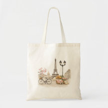 Sac fourre-tout inspiré de Paris