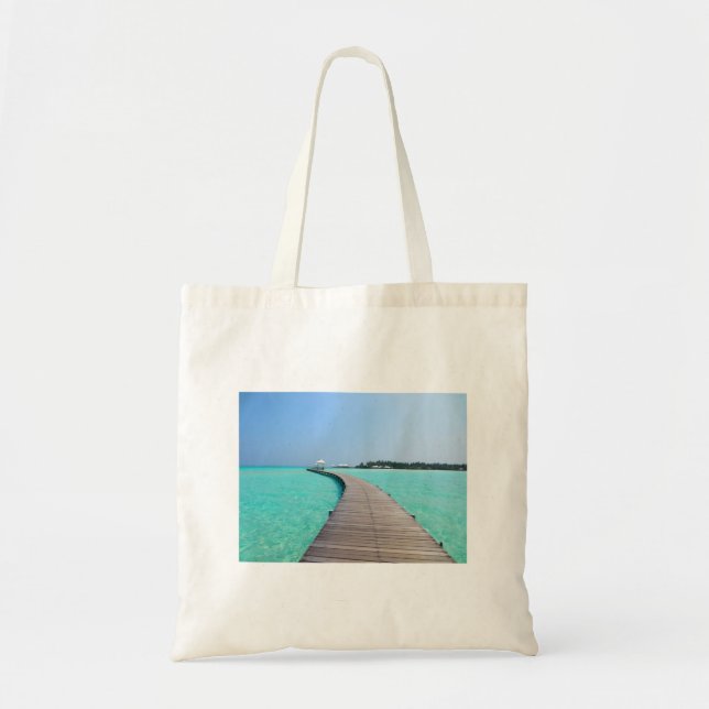 Sac fourre-tout inspiré des Maldives (Devant)