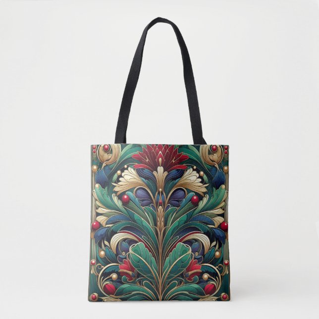 Sac fourre-tout inspiré par William Morris (Devant)